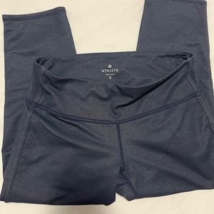 Athleta Navy crop Leggings